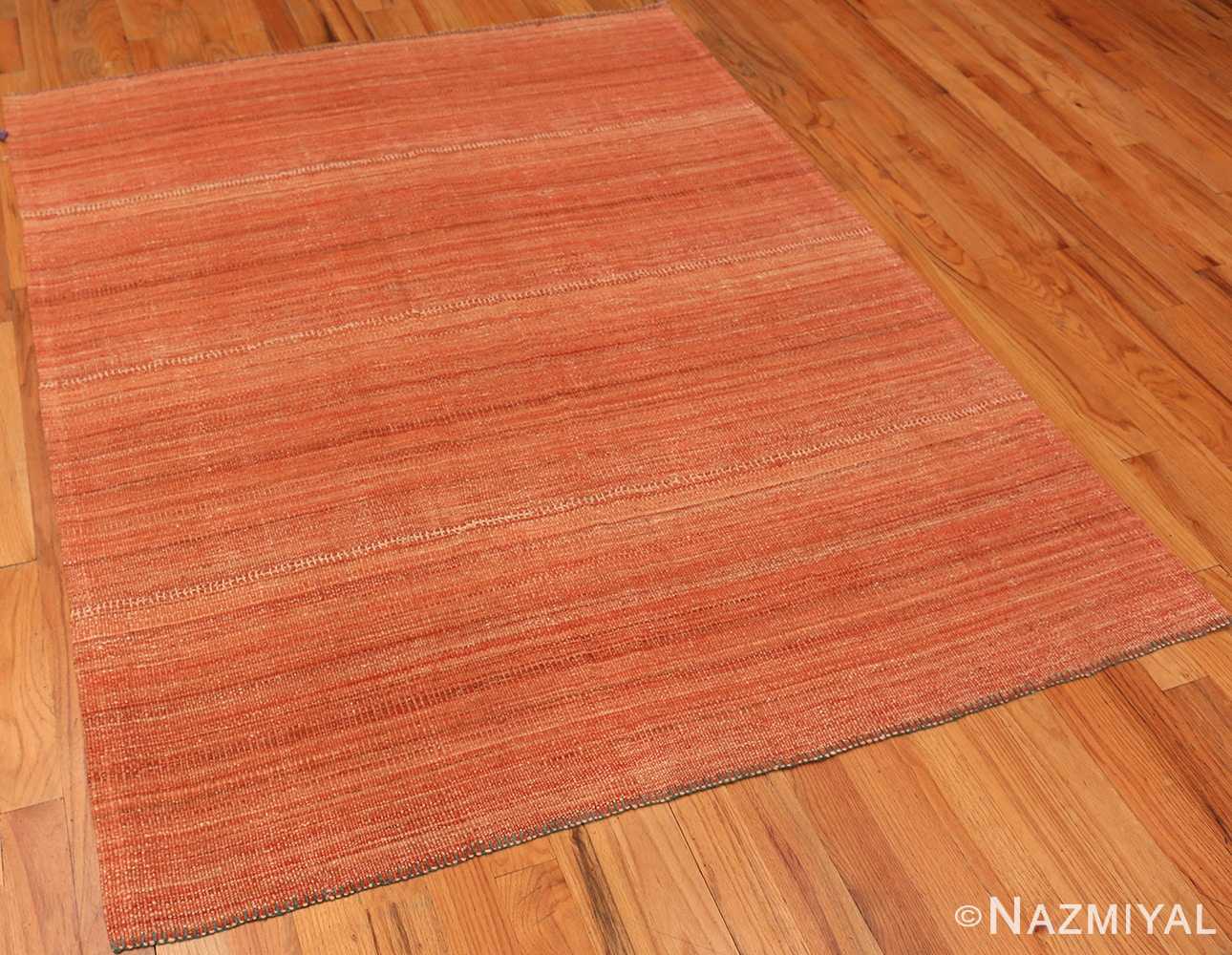 Whole view Of Modern Persian Flat Weave Rug 60097 by Nazmiyal