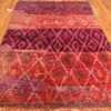Whole View Of Vintage Moroccan Geometric Purple Rug 70559 by Nazmiyal NYC