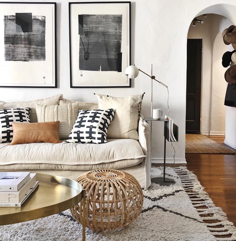 Moroccan Rugs For Living Room Decor - Minimalist Nordic