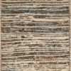 Brown and Beige Modern Moroccan Style Rug 60346 by Nazmiyal NYC