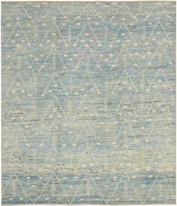 Room Size Modern Moroccan Berber Style Rug 60342 by Nazmiyal NYC