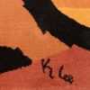 Signature Of Scandinavian Paul Klee Art Rug 70005 by Nazmiyal NYC