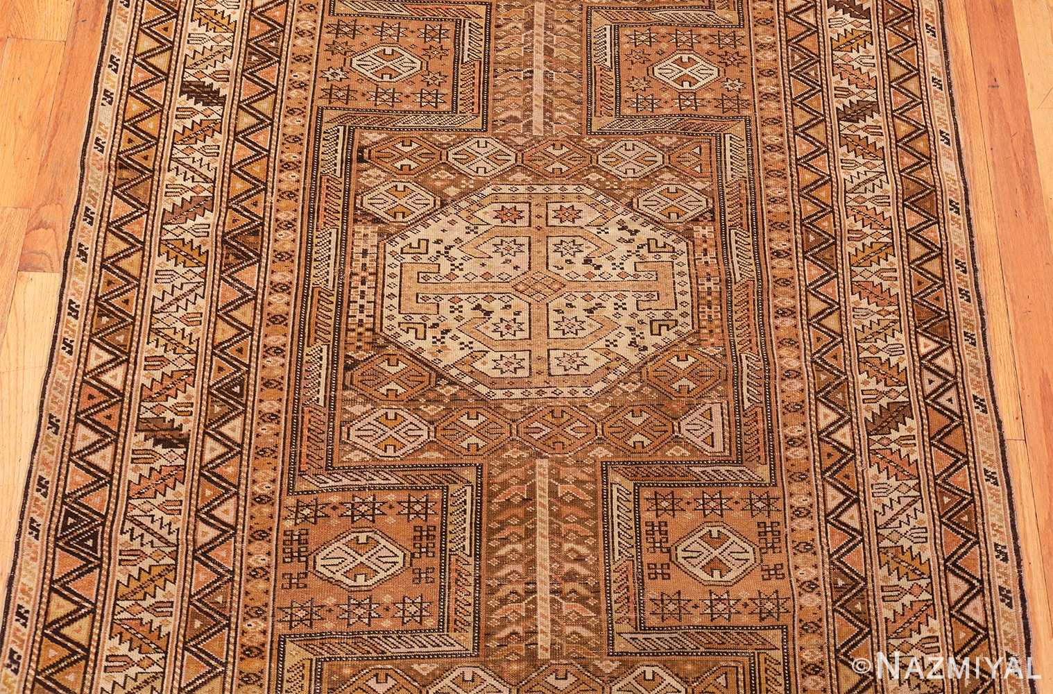 Details Gallery Size Tribal Antique Caucasian Shirvan Rug 70649 by Nazmiyal NYC