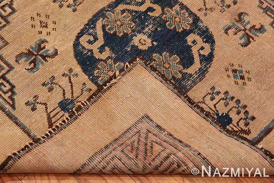 Weave Of Small Antique Square Size Khotan Rug 49974 by Nazmiyal NYC