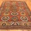 Whole View Of Antique shabby chic tribal Caucasian Sumak Rug 49992 by Nazmiyal NYC