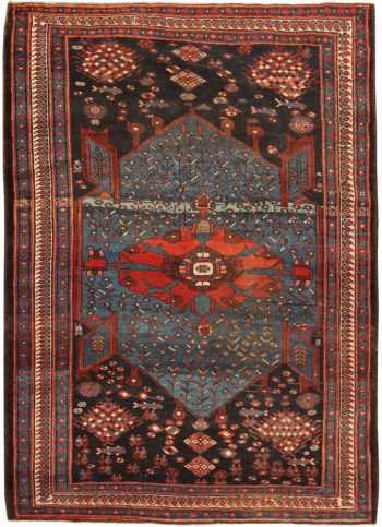 Small Antique Persian Malayer Rug 70658 by Nazmiyal NYC