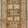 Brown Earth Tone Tribal Antique Persian Malayer Runner Rug #43059 by Nazmiyal Antique Rugs