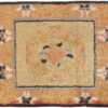 Small Square Scatter Size Antique Chinese Rug #44845 by Nazmiyal Antique Rugs