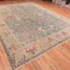 Whole View Of Vase Design Antique Indian Agra Rug 70802 by Nazmiyal NYC