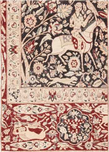 Modern Custom Persian Kerman Hunting Rug Sample #60534 by Nazmiyal Antique Rugs
