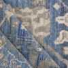 Texture Of Decorative Beige and Blue Modern Turkish Oushak Rug 60504 by Nazmiyal NYC