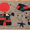 Whole View Of Vintage Joan Miro Tapestry Rug 70836 by Nazmiyal NYC
