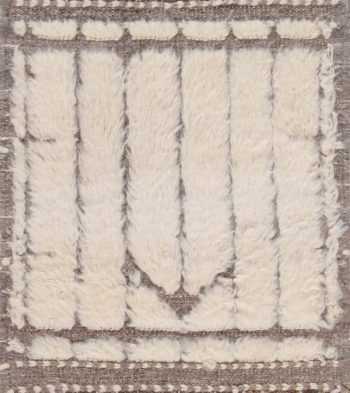 High Low Wool Pile Custom Bespoke Modern Bohemian Rug Sample 60647 by Nazmiyal Antique Rugs