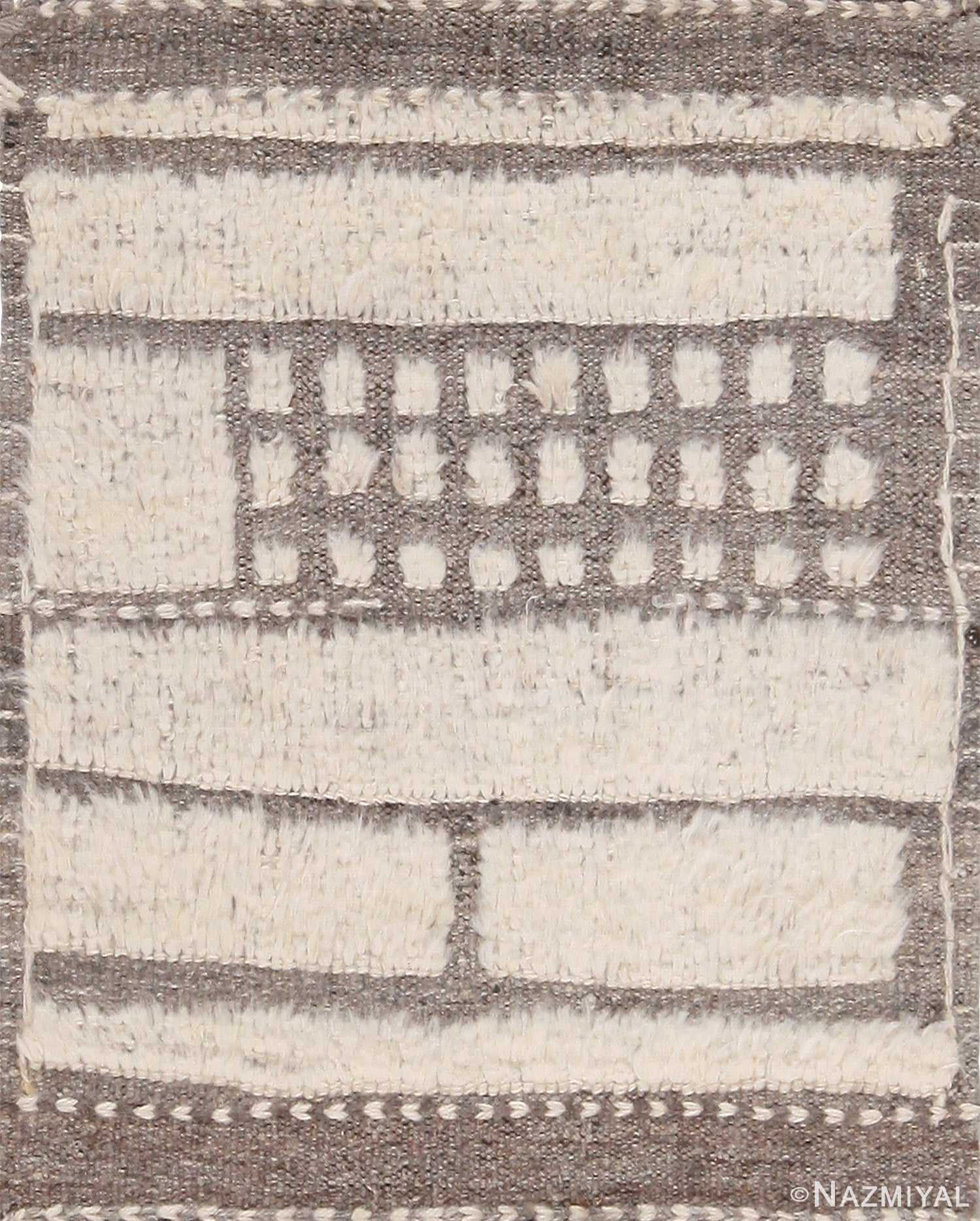 Wool Pile Modern Artistic Custom Bohemian Rug Sample 60646 Nazmiyal