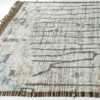 Border Of Decorative Modern Distressed Rug 60715 by Nazmiyal Antique Rugs