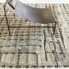Border Of Nature Tones Textured Modern Distressed Rug 60714 by Nazmiyal Antique Rugs