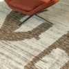 Details Of Nature Inspired Modern Distressed Rug 60706 by Nazmiyal Antique Rugs
