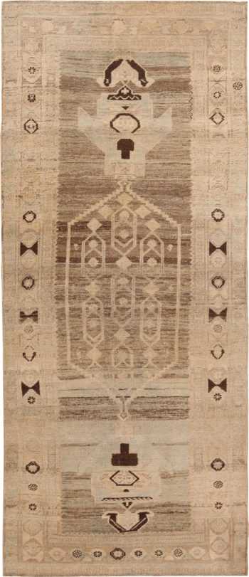 Geometric Antique Persian Bidjar Runner Rug 60527 by Nazmiyal Antique Rugs