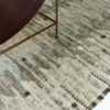 Side View Of Light Gray Modern Distressed Rug 60689 by Nazmiyal Antique Rugs