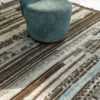 Texture Of Brown And Blue Modern Distressed Rug 60686 by Nazmiyal Antique Rugs
