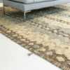 Whole View Of Geometric Textured Modern Distressed Rug 60697 by Nazmiyal Antique Rugs