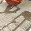 Whole View Of Nature Inspired Modern Distressed Rug 60706 by Nazmiyal Antique Rugs