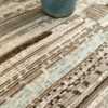Whole View Of Textured Earth Tones Modern Distressed Rug 60703 by Nazmiyal Antique Rugs