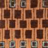 Terracotta Brown Color Mid Century Modern 60753 by Nazmiyal Antique Rugs