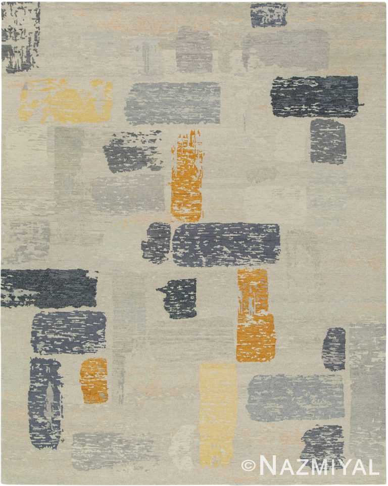 Decorative Cream Modern Boutique Area Rug 60742 by Nazmiyal Antique Rugs