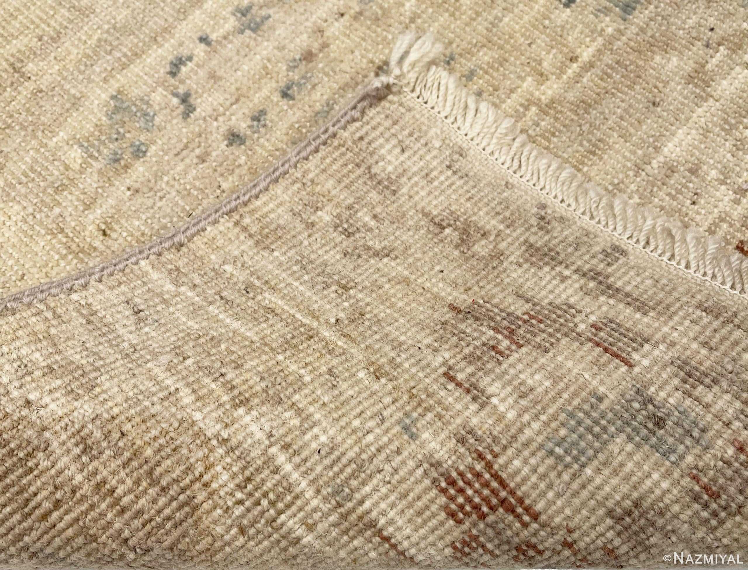 Weave Of Geometric Beige Rust Modern Boutique Rug 60736 by Nazmiyal Antique Rugs