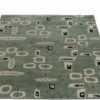 Whole View Of Green Mid Century Inspired Modern Area Rug 60769 by Nazmiyal Antique Rugs