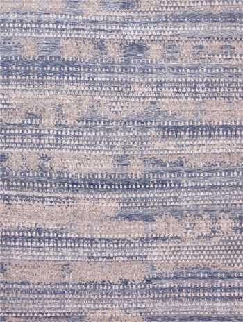 Silk And Wool Abstract Blue Modern Boutique Area Rug 60771 by Nazmiyal Antique Rugs