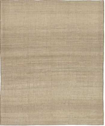 Soft Neutral Textured Modern Distressed Rug #60827 by Nazmiyal Antique Rugs