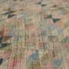 Details Of Colorful Square Modern Distressed Rug 60795 by Nazmiyal Antique Rugs