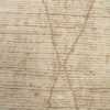 Details Of Cream Brown Geometric Modern Moroccan Rug 60780 by Nazmiyal Antique Rugs