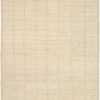 Ivory Textured Modern Distressed Rug 60822 by Nazmiyal Antique Rugs