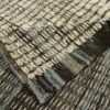 Pile Of Charcoal Beige Textured Modern Distressed Rug 60818 by Nazmiyal Antique Rugs