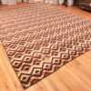 Side Of Geometric Vintage French Art Deco Area Rug 70316 by Nazmiyal Antique Rugs