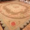 Side Of Antique French Aubusson Square Area Rug 70946 by Nazmiyal Antique Rugs