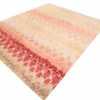 Side Of Salmon Color Modern Boutique Area Rug 60772 by Nazmiyal Antique Rugs