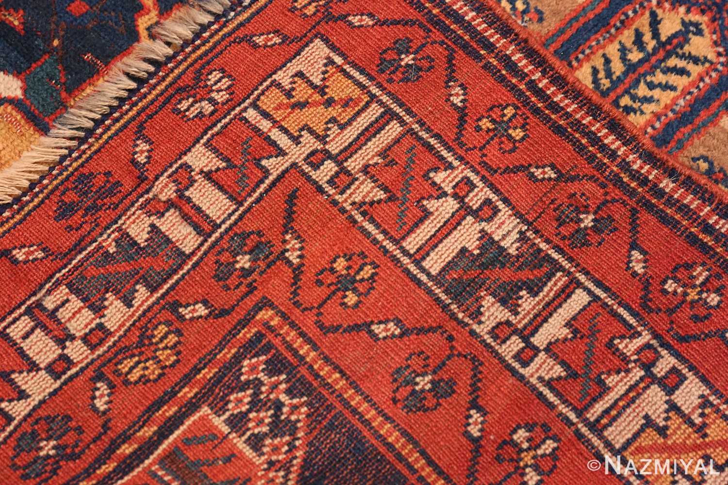 Weave Of Antique Persian Bakhtiari Area Rug 70754 by Nazmiyal Antique Rugs