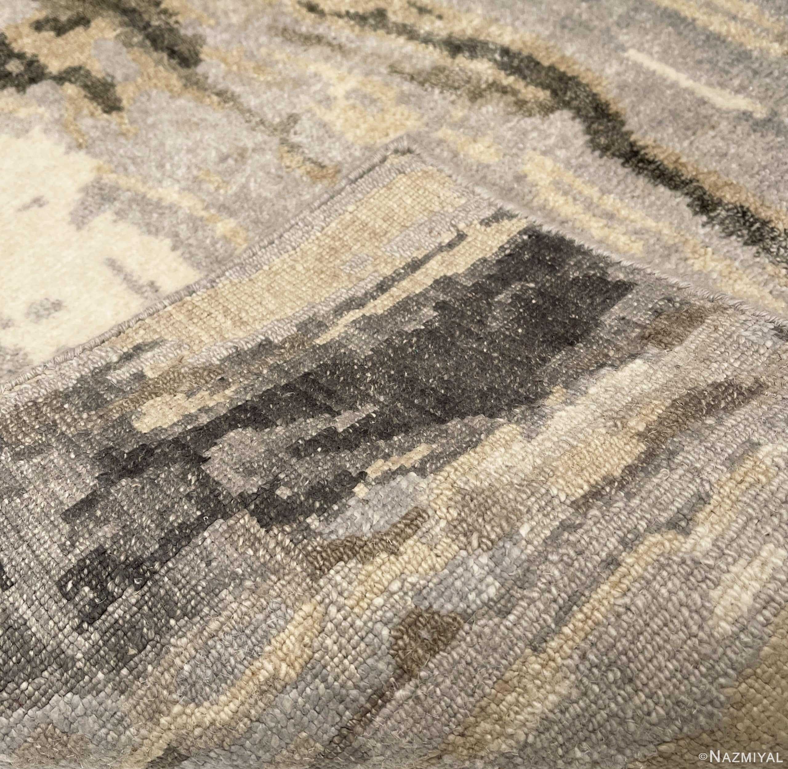 Weave Of Texture Of Earthy Tones Modern Boutique Rug 60738 by Nazmiyal Antique Rugs
