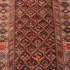 Detail Of Tribal Antique Caucasian Shirvan Runner Rug 71046 by Nazmiyal Antique Rugs
