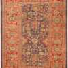 Purple Background Antique Persian Sultanabad Area Rug 71050 by Nazmiyal Antique Rugs