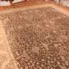 Side Of Brown Antique Persian Sultanabad Area Rug 71052 by Nazmiyal Antique Rugs