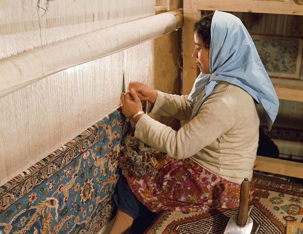 Rug Loom Carpet Weaving