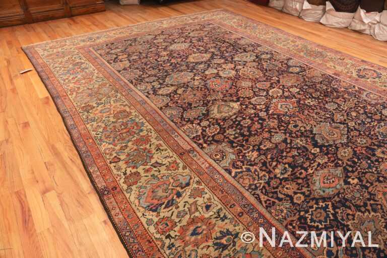 Navy Antique Persian Sultanabad Rug 71043 By Nazmiyal NYC