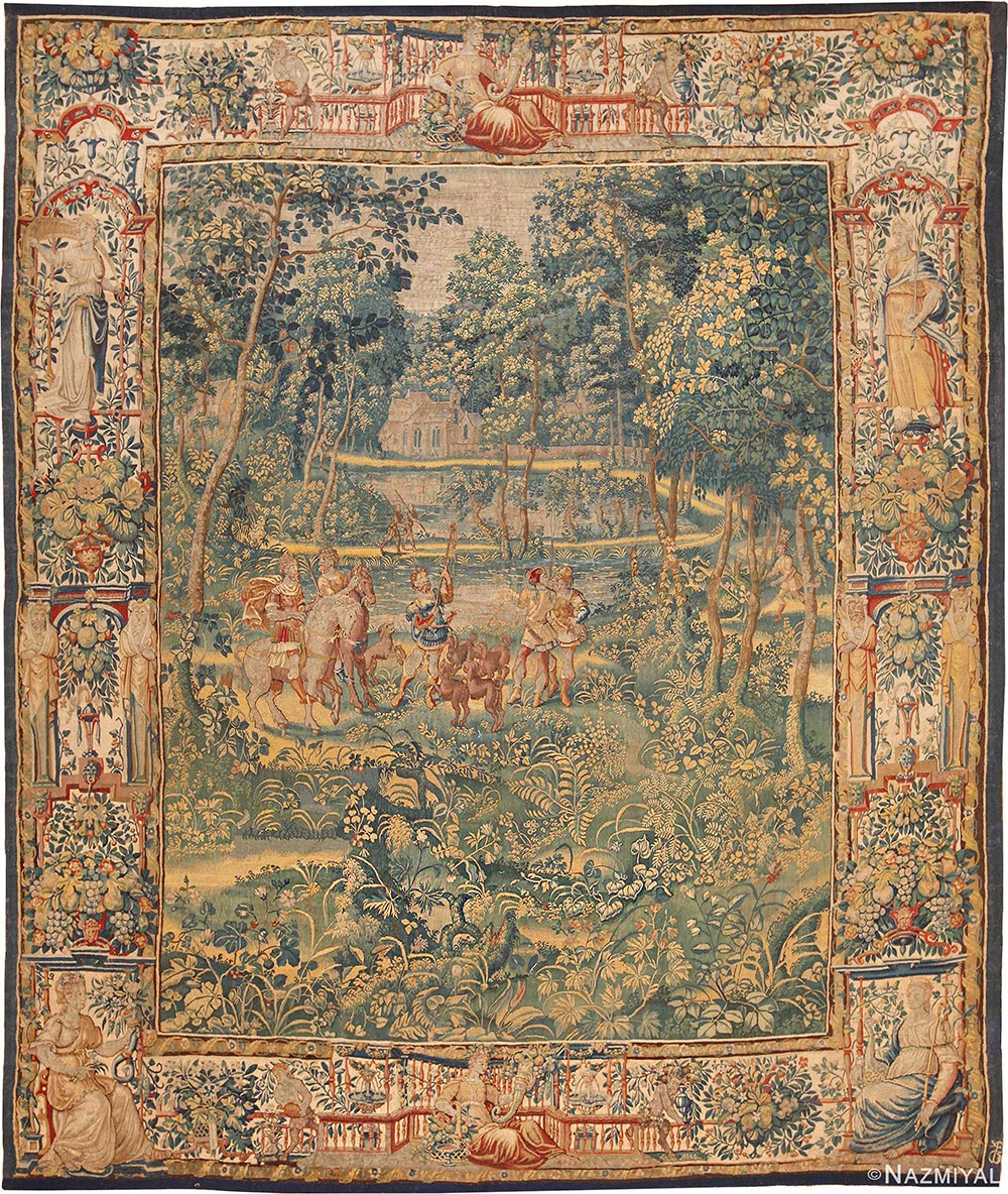 Tapisserie Antique du 17ème Siècle 70856 par Nazmiyal Antique Rugs