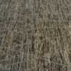 Close Up Of Brown Navy Blue Textured Modern Distressed 60891 by Nazmiyal Antique Rugs