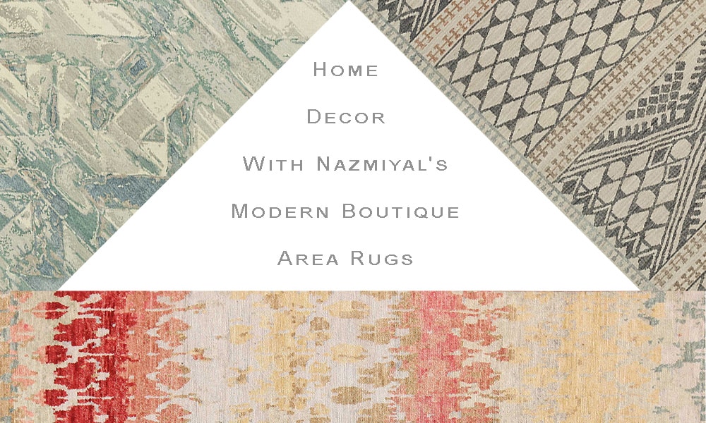 Decoración del hogar con alfombras modernas estilo boutique de Nazmiyal Antique Rugs